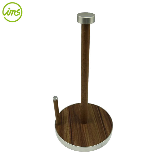 Paper Towel Holder, Acacia Wood